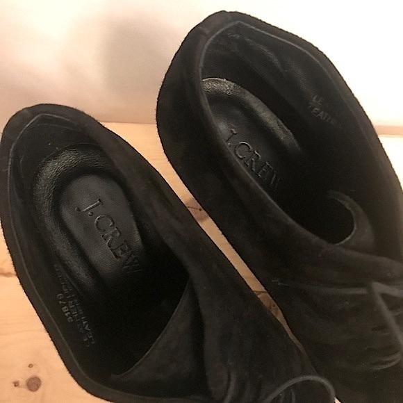 *SOLD* J. Crew Suede Peep Toe Ankle Booties Size: 7 - Picture 4 of 6